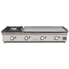 Plancha à gaz - 80 cm - Acier 6 mm  foyer 6 kW - Arilex  au meilleur prix sur Restock CHR