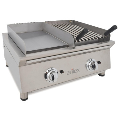 Plaque de cuisson à gaz - 35 cm  Barbecue à gaz 35 cm - 70FRYGRBN - Arilex  au meilleur prix sur Restock CHR