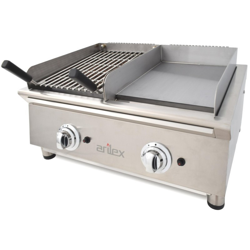 Plaque de cuisson à gaz - 35 cm  Barbecue à gaz 35 cm - 70FRYGRBN - Arilex  au meilleur prix sur Restock CHR