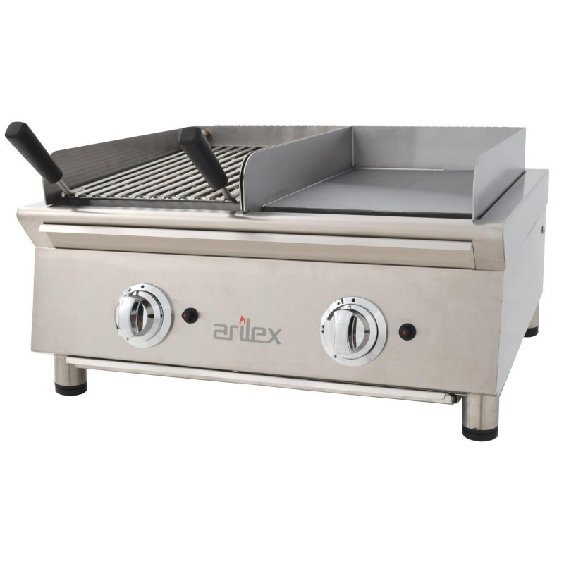 Plaque de cuisson à gaz - 35 cm  Barbecue à gaz 35 cm - 70FRYGRBN - Arilex  au meilleur prix sur Restock CHR