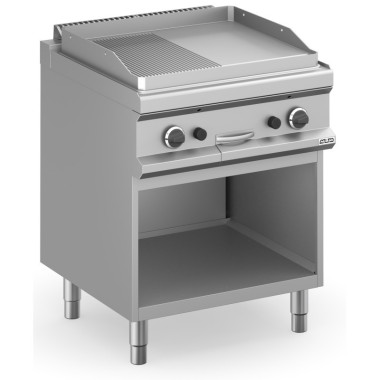 Plancha à gaz - 70 cm - Plaque lisse-rainurée - Arilex  au meilleur prix sur Restock CHR