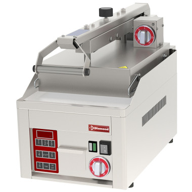 Grill Clam lisse, chromée, 2x 230/1V - Diamond  au meilleur prix sur Restock CHR