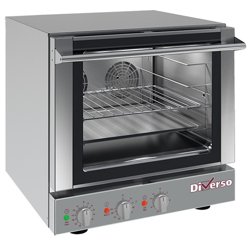 Four électrique à convection 4 niveaux 460x340 mm, cuisson homogène - Diverso  au meilleur prix sur Restock CHR