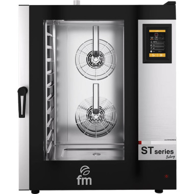 Four à convection et vapeur boulangerie  système de nettoyage  ST-Bakery écran tactile, 10x(600x400), P 15,6 kW - Stalgast  au m