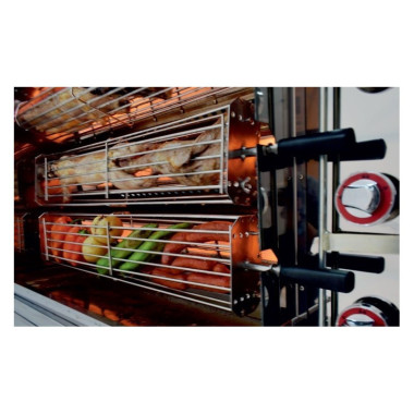 Rôtissoire à gaz - 3 broches - Professionnelle - Arilex  au meilleur prix sur Restock CHR