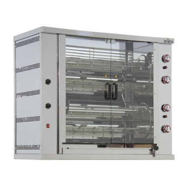 Rôtissoire à gaz - 8 broches - Rotatif planétaire - Arilex  au meilleur prix sur Restock CHR