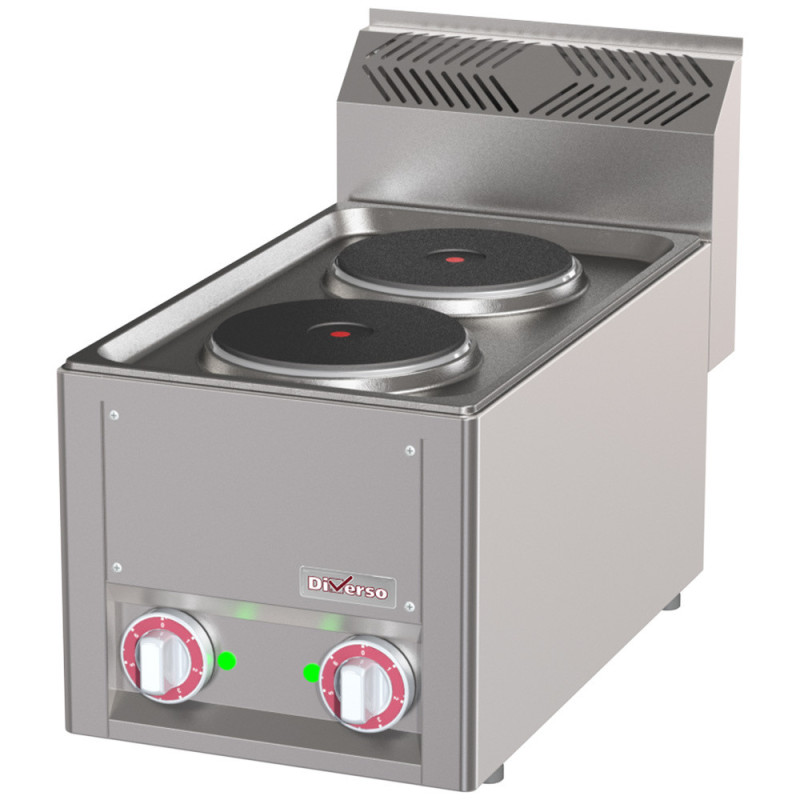 Cuisinière électrique 2 plaques - Diverso  au meilleur prix sur Restock CHR