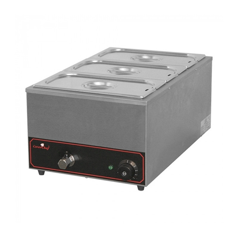 Bain marie 3 x GN 1/1 150 mm - Caterchef star  au meilleur prix sur Restock CHR