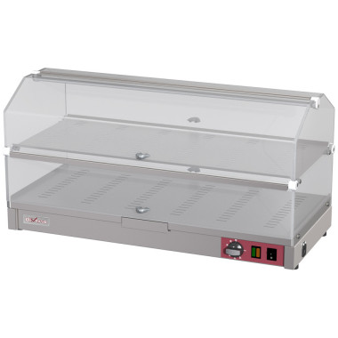Vitrine chauffante à poser, 2 étages L800mm - Diverso  au meilleur prix sur Restock CHR