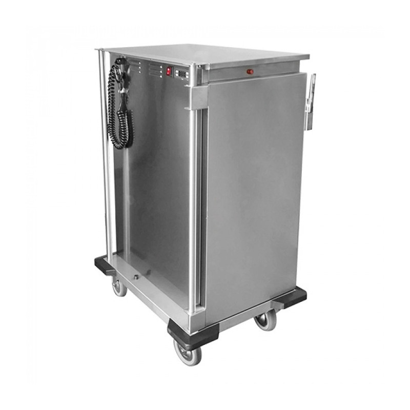 Chariot chauffant Inox 10 x GN 1/1 - Caterchef star  au meilleur prix sur Restock CHR