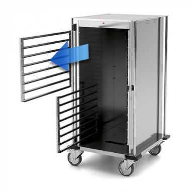 Chariot chauffant Inox 10 x GN 1/1 - Caterchef star  au meilleur prix sur Restock CHR
