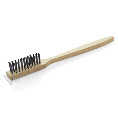 Bois, Acier Brosse four pizza avec grattoir 50 cm soies acier 4 cm bois professionnel - Was Germany  au meilleur prix sur Restoc