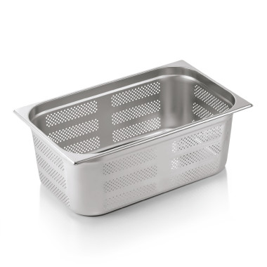 Bac inox perforé fond GN 1/1 H 20 mm 2,5 ltr (x6) GN ESSENTIALS professionnel - Was Germany  au meilleur prix sur Restock CHR