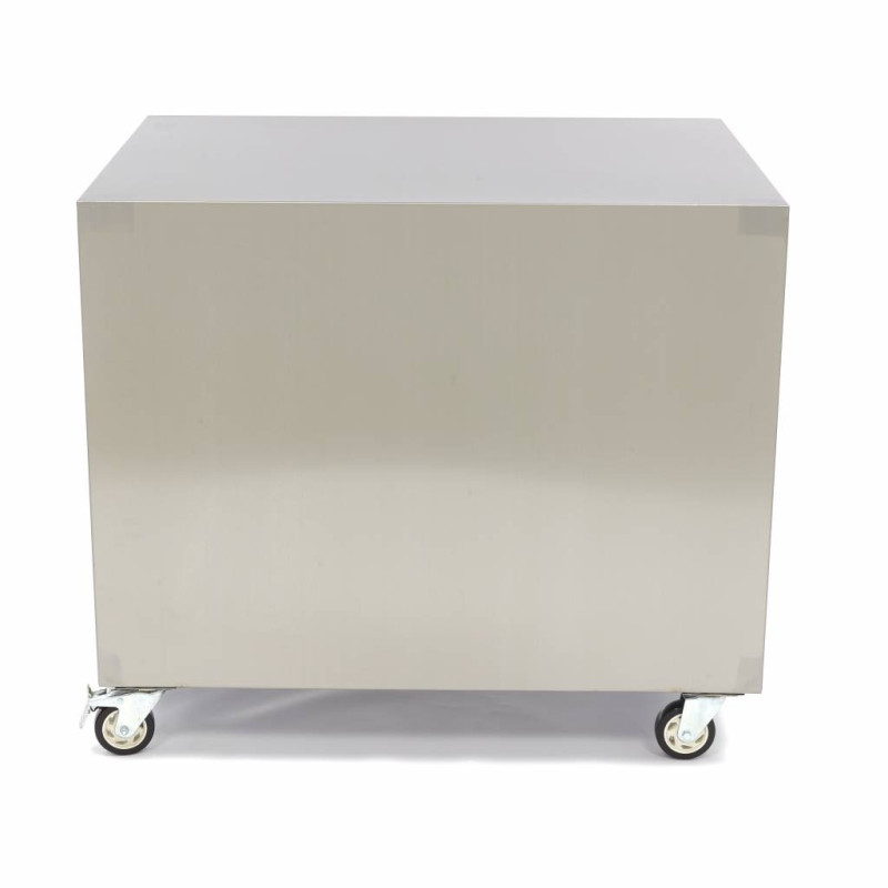 Table de machine en acier inoxydable - 60 x 80cm - sur roulettes - Maxima  au meilleur prix sur Restock CHR