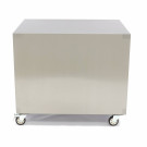 Table de machine en acier inoxydable - 60 x 80cm - sur roulettes - Maxima  au meilleur prix sur Restock CHR