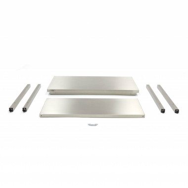 Table en acier inoxydable - 120 x 60 cm - Hauteur ajustable - Maxima  au meilleur prix sur Restock CHR
