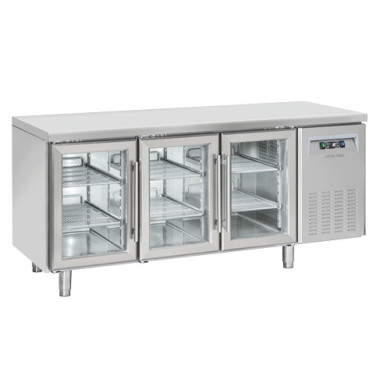 Comptoir réfrigéré vitré - GN1/1 QRG 3100 - Cool Head  au meilleur prix sur Restock CHR