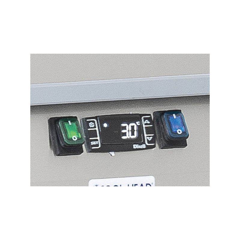 Comptoir réfrigéré vitré - GN1/1 QRG 3100 - Cool Head  au meilleur prix sur Restock CHR