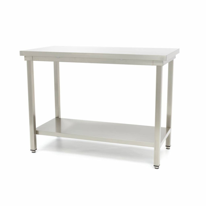 Table en acier inoxydable - 80 x 70cm - Hauteur réglable - Maxima  au meilleur prix sur Restock CHR