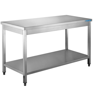 Table inox - Étagère - 1200x700x850mm - Saro  au meilleur prix sur Restock CHR
