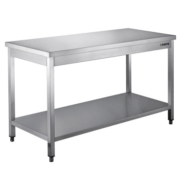 Table inox - Démontable - Étagère - 1000x600x850mm - Saro  au meilleur prix sur Restock CHR