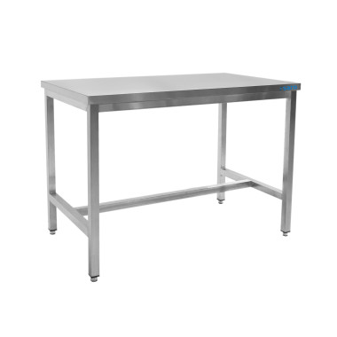 Table inox - Sans étagère - 700x700x850mm - Saro  au meilleur prix sur Restock CHR