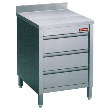 Table sur armoire GN à tiroirs - Diamond  au meilleur prix sur Restock CHR