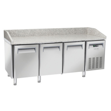 Table réfrigérée à pizza 3 portes - QZ 30 - 640L - 800mm - Cool Head  au meilleur prix sur Restock CHR