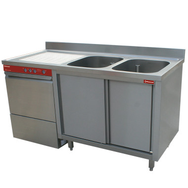 Ensemble plonge sur armoire/lave-vaisselle - Diamond  au meilleur prix sur Restock CHR