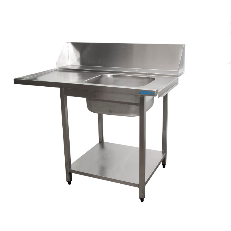 Table Lave-Vaisselle - 1200x821x786mm - 1 Bac Droite - Guide Panier - Saro  au meilleur prix sur Restock CHR