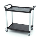 Chariot de service - 2 étagères en plastique - 103 x 50.5 cm - Maxima  au meilleur prix sur Restock CHR