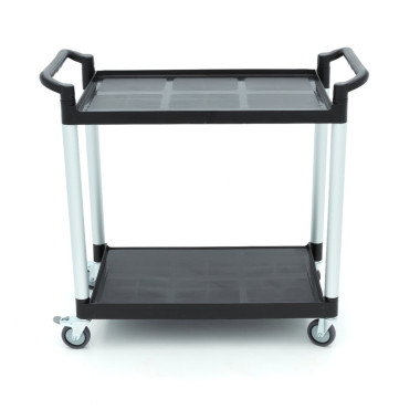 Chariot de service - 2 étagères en plastique - 103 x 50.5 cm - Maxima  au meilleur prix sur Restock CHR