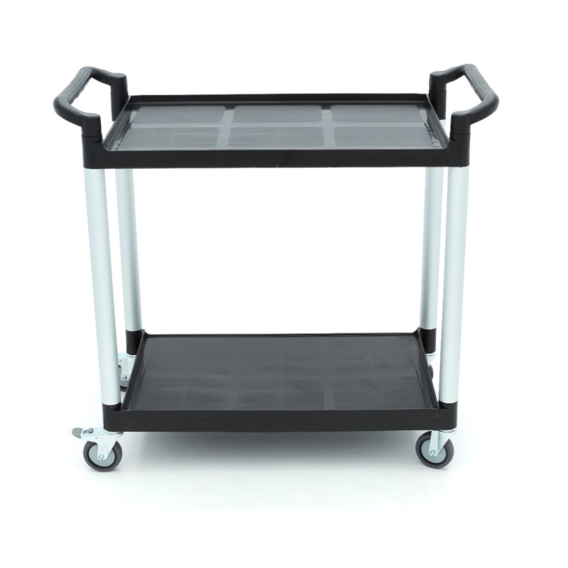 Chariot de service - 2 étagères en plastique - 103 x 50.5 cm - Maxima  au meilleur prix sur Restock CHR