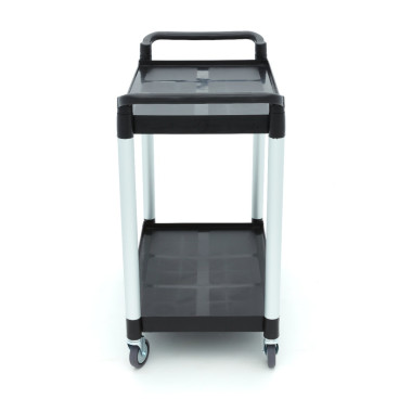 Chariot de service - 2 étagères en plastique - 103 x 50.5 cm - Maxima  au meilleur prix sur Restock CHR