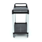 Chariot de service - 2 étagères en plastique - 103 x 50.5 cm - Maxima  au meilleur prix sur Restock CHR