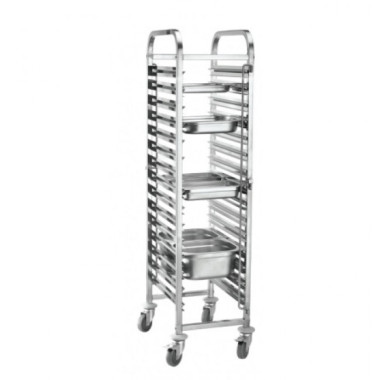 Chariot - Inox 201 - 15 Niveaux - GN1/1 GN1/2 GN1/3 - Beckers  au meilleur prix sur Restock CHR
