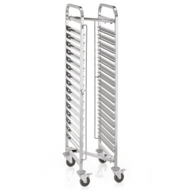 Chariot à glissières forme Z 55 x 38 x 171 cm GN 1/1 15 bacs ou 30 plateaux inox CANTINA professionnel - Was Germany  au meilleu