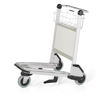 Aluminium Chariot d'aéroport 93 x 67 x 104 cm aluminium anodisé professionnel - Was Germany  au meilleur prix sur Restock CHR