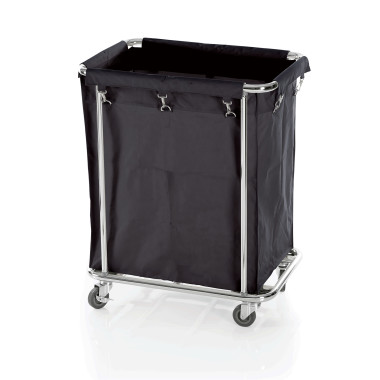 Acier inoxydable, Nylon, Chromé Chariot à linge 65 x 45 x 84 cm chromé/ nylon professionnel - Was Germany  au meilleur prix sur 