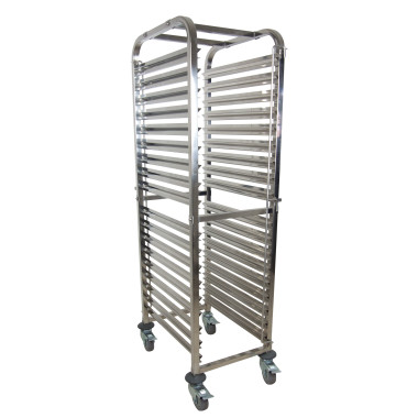 Chariot GN - Inox - 18 niveaux - GN 2/1 - 150kg - 590x670x1730mm - BONO - Saro  au meilleur prix sur Restock CHR