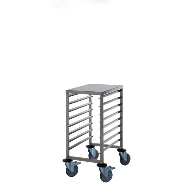 Chariot GN - Inox - 8 niveaux - GN 1/1 - 180kg - 460x613x845mm - TW 8 - Saro  au meilleur prix sur Restock CHR