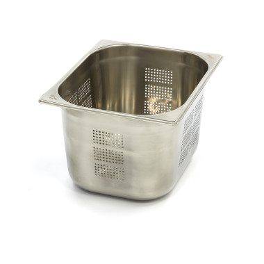 Récipient gastronorme - 1/2 GN - 20cm de profondeur - Acier inoxydable - Perforé - Maxima  au meilleur prix sur Restock CHR