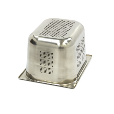 Récipient gastronorme - 1/2 GN - 20cm de profondeur - Acier inoxydable - Perforé - Maxima  au meilleur prix sur Restock CHR