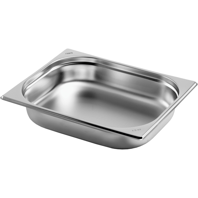 Bac GN 1/2 - Inox - 325x265x200mm - 12,5L - Budget - Saro  au meilleur prix sur Restock CHR