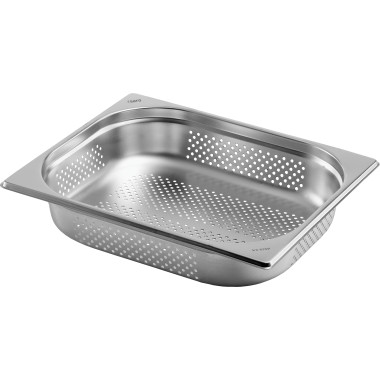 Bac GN 1/2 - Inox - 325x265x200mm - 12,5L - Perforé - TopLine - Saro  au meilleur prix sur Restock CHR