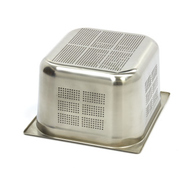 Conteneur gastronorme - 2/3 GN - 20 cm de profondeur - Perforé - Maxima  au meilleur prix sur Restock CHR