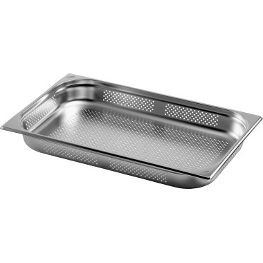 Bac GN 1/1 - Inox - 530x325x65mm - 9L - Perforé - TopLine - Saro  au meilleur prix sur Restock CHR