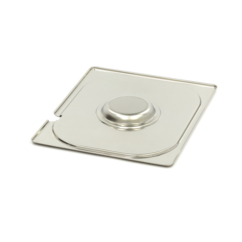 Couvercle Gastronorm - 1/2 GN - en acier inoxydable - avec encoche - Maxima  au meilleur prix sur Restock CHR