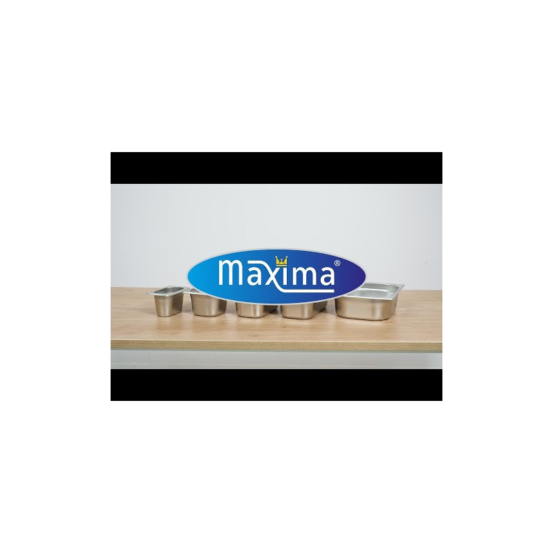 Couvercle Gastronorm - 1/9 GN - Acier inoxydable - Maxima  au meilleur prix sur Restock CHR