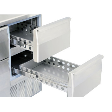 Table réfrigérée GN1/1 inox CRD 96A - Cool Head  au meilleur prix sur Restock CHR